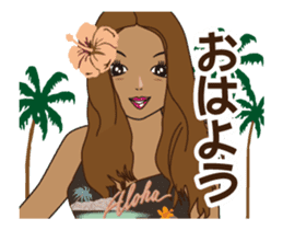 Beach Girls-Animation sticker #11871594