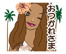 Beach Girls-Animation sticker #11871597