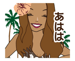 Beach Girls-Animation sticker #11871609