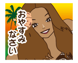 Beach Girls-Animation sticker #11871613