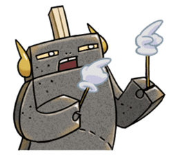 Konjac robot sticker #11872034