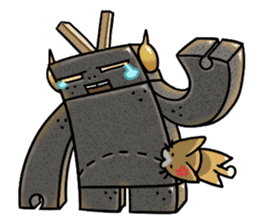 Konjac robot sticker #11872040