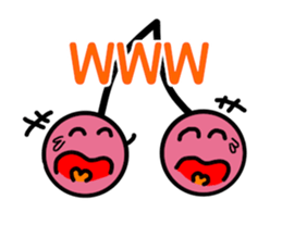 cherry sticker sticker #11872913