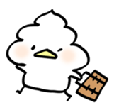 Whipped cream bird3 sticker #11873388