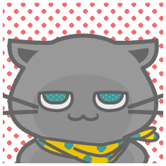 It begins to a cat and ends in RAY.2