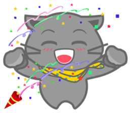It begins to a cat and ends in RAY.2 sticker #11873809