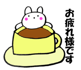 Rabbit all honorific4 sticker #11874397