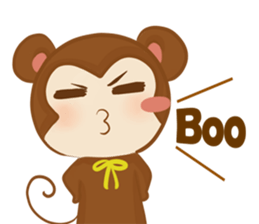 A little Grean Monkey sticker #11874782