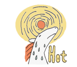 White Horse & Yellow dog sticker #11876025