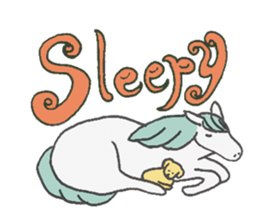 White Horse & Yellow dog sticker #11876028