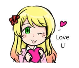 Chibi Rena and Friends sticker #11876549