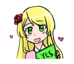 Chibi Rena and Friends sticker #11876552