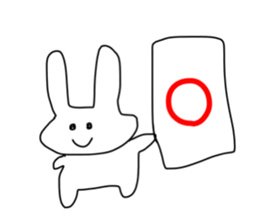 Someone like rabbit sticker #11876630