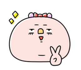 Green caterpillar of some honorifics sticker #11877172