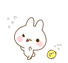 move!namaiki-rabbit5(THE cute rabbit5) sticker #11878027