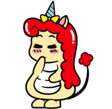 Red Marvicorn sticker #11878273