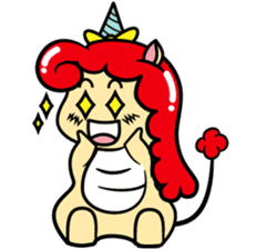Red Marvicorn sticker #11878274