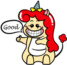 Red Marvicorn sticker #11878275