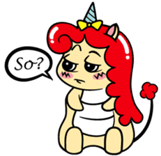 Red Marvicorn sticker #11878276