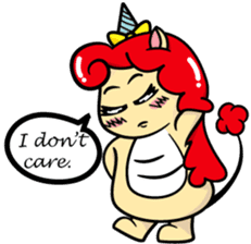 Red Marvicorn sticker #11878279