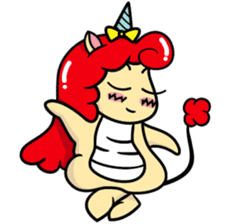 Red Marvicorn sticker #11878280