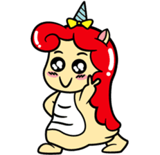 Red Marvicorn sticker #11878282