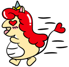 Red Marvicorn sticker #11878283