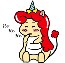 Red Marvicorn sticker #11878286