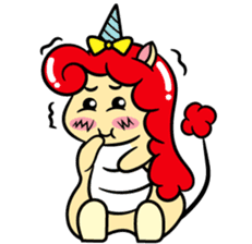 Red Marvicorn sticker #11878287