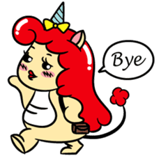 Red Marvicorn sticker #11878299