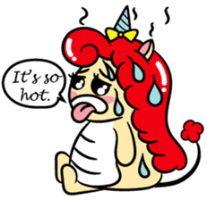 Red Marvicorn sticker #11878308