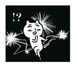 Cat to dumbfounded sticker #11878398