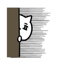 Cat to dumbfounded sticker #11878403