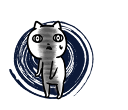 Cat to dumbfounded sticker #11878405