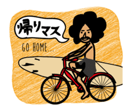 AFRO SURFER sticker #11879109