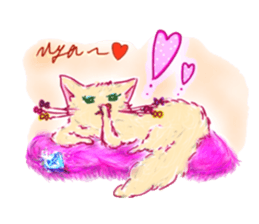 THE KAWAII CAT HIMINYAN sticker #11879136