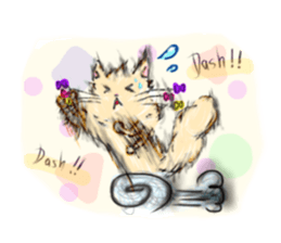 THE KAWAII CAT HIMINYAN sticker #11879168