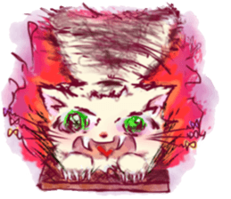 THE KAWAII CAT HIMINYAN sticker #11879172