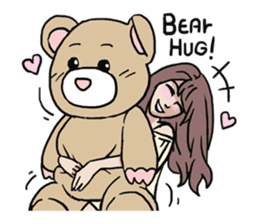 AsB - 123 Me and My Bear! sticker #11879296