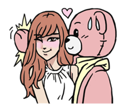 AsB - 123 Me and My Bear! sticker #11879314