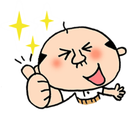 Japanes middle aged man 2 in summer sticker #11879799