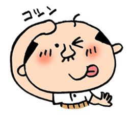 Japanes middle aged man 2 in summer sticker #11879809