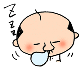 Japanes middle aged man 2 in summer sticker #11879825