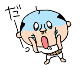 Japanes middle aged man 2 in summer sticker #11879828