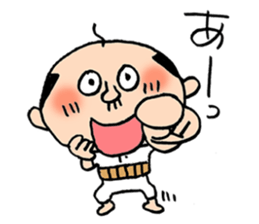 Japanes middle aged man 2 in summer sticker #11879829