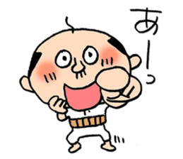 Japanes middle aged man 2 in summer sticker #11879829