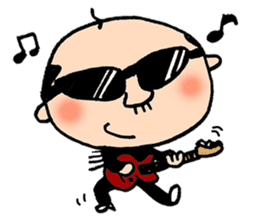 Japanes middle aged man 2 in summer sticker #11879835