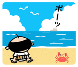 Japanes middle aged man 2 in summer sticker #11879836