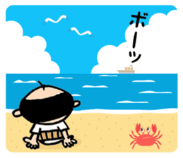 Japanes middle aged man 2 in summer sticker #11879836