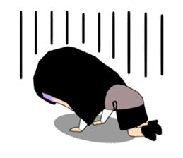 Female office worker (polite words) sticker #11880260